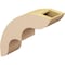 Ekena Millwork 5-inch W x 18-inch D x 18-inch H Ozark Rough Cedar Woodgrain TimberThane Knee Brace, Primed BRCUR05X18X18OZKRCPR - alternate 5